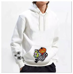 Broderie de patchs en chenille personnalisés ODM OEM pour sweats à capuche pour hommes fabricant de vêtements de haute qualité - Product Image 1