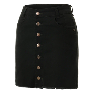 OEM Cotton Denim <b>Skirt</b> for Women High Waist Casual Mini <b>Skirt</b> Slit Wholesale Stylish Distressed <b>Y2K</b> Winter Streetwear Diamonds - Product Image 4