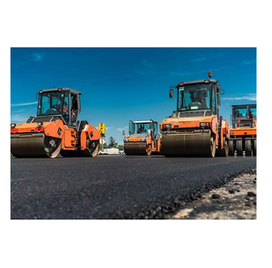 Rouleaux de route à double tambour durables avec composants de noyau de roulement Prix réduit pour les chantiers de construction Pompe à moteur incluse! - Product Image 4