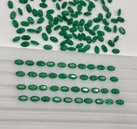 Lots en gros d'articles en vrac, pierres précieuses d'émeraude verte naturelle 5x3MM, coupe ovale, pierres en vrac pour la fabrication de bijoux, livraison gratuite depuis l'Inde