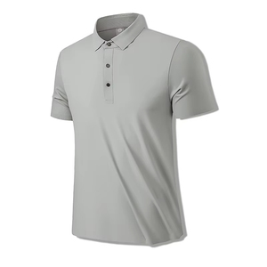 Polo à manches courtes personnalisé doux au toucher pour homme Maillot respirant avec motif à carreaux Chemise de sport décontractée vierge OEM de sport - Product Image 2