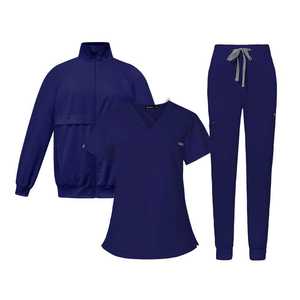 New Style Denim Breathable Comfortable Medical Uniforms Hospital Scrubs Sets for Women Men Nurse Uniforms Fit Scrubs Nursing - Product Image 1