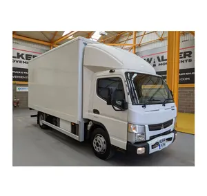 Дешевый аккуратно используемый Mitsubishi Fuso CANTER 7C15 EURO 5 ECO HYBRID, 7,5 тонна коробка с левым и правым приводом