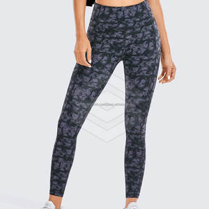 Pantalones de yoga para mujer con realce de glúteos de alta calidad con cintura cruzada sin costuras Leggings de cintura alta con agujeros Leggings de Yoga de grado superior - Product Image 4