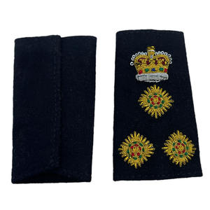 Uniformes de aerolínea personalizados de alta calidad al por mayor charreteras bordado textil con técnica tejida y decoración - Product Image 4