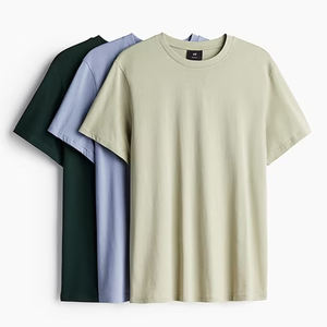 Camisetas de algodón con estampado gráfico personalizado para hombre, ropa de calle informal, cuello redondo, manga corta, tejido de punto, venta al por mayor, camisetas de exportación - Product Image 5