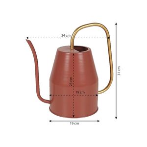 Arrosoir en métal de style ferme pour jardin, arrosoir ergonomique en métal pour une hydratation sans effort - Product Image 3