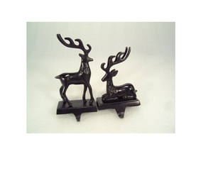 Metal Deer Christmas <b>Stocking</b> <b>Holder</b> - Product Image 1