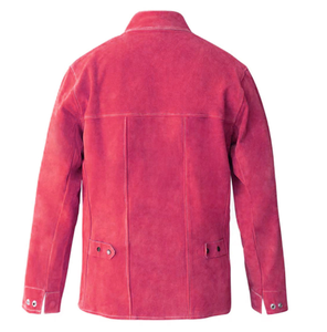 Chaqueta de soldadura de cuero de seguridad protectora de alta calidad, hecha de cuero dividido de vaca de calidad superior 2025 - Product Image 2