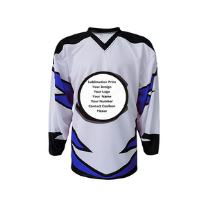 2025 Custom Design High Quality Ice Hockey Jersey <b>Set</b> Personalized Team Shirts for Hockey Players - Product Image 1