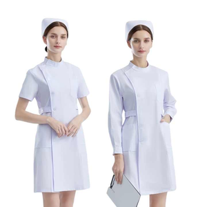 Nouveauté, blouses médicales pour femmes de haute qualité, design de logo personnalisé, coton, couleur personnalisée pour la pharmacie médicale - Product Image 6