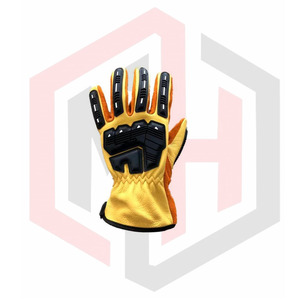 Gants de mécanicien en cuir à double paume Gants de sécurité à doigts entiers pour usage industriel Gants de travail à usage général et à usage intensif - Product Image 2