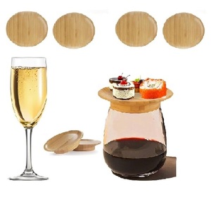 Couvercle de verre à vin en bois élégant pour les fêtes et les festivals Produit unique de haute qualité fait à la main à faible coût - Product Image 5