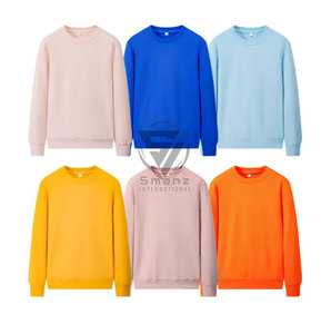 Sweat-shirt en daim gaufré de haute qualité, style streetwear, col rond, motif uni, pour la saison d'automne - Product Image 6