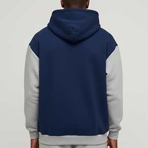 Wholesale Affordable Price Loose Fit Color Block Oversized <b>Fashionable</b> Men's Hoodies Breathable Winter Wear Heavyweight Hoody - Product Image 2