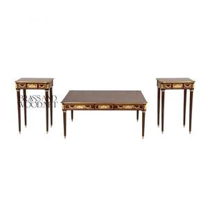 Luxury Classic <b>Wooden</b> <b>Table</b> Set Living Room Furniture - Product Image 1