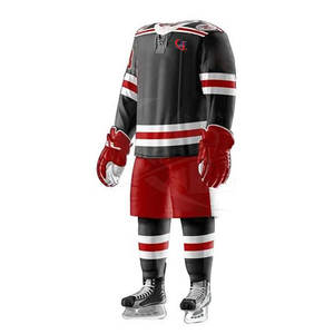 Fabrication professionnelle d'uniformes de hockey sur glace, dernier design d'uniformes de hockey sur glace en vente en ligne - Product Image 2