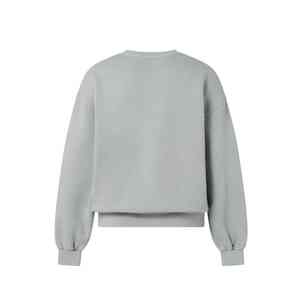 100% Cotton Heather <b>Grey</b> Crew Neck <b>Sweatshirts</b> Plain Oversized Custom logo Heavyweight French Terry <b>Sweatshirts</b> Manufacturer - Product Image 4