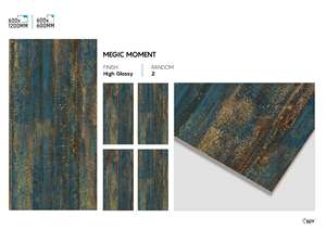 Azulejos de Porcelana de Alto Brillo Premium de 600x600 mm, Azulejos Pulidos para Pisos para Espacios de Vida Contemporáneos - Product Image 4