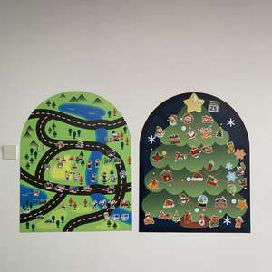 <span class=keywords><strong>Tableau</strong></span> magnétique éducatif pour enfants UNI-Felt, <span class=keywords><strong>tableau</strong></span> à dessin, pas de dommages aux murs, taille personnalisée pour la décoration des chambres d'enfants - Product Image 1