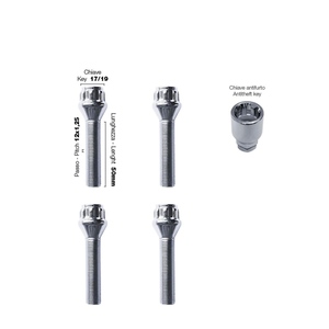 4 pernos antirrobo ch.17/19 12X1.25 l.50mm - Product Image 1