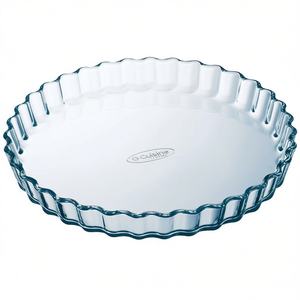 Molde Transparente para Tartas de Vidrio Templado de 27 cm para Hornear 803BC00 1648 O Cuisine - Product Image 2