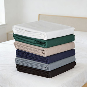 ชุดเครื่องนอนผ้าฝ้ายย้อมสีแบบพรีเมียม ป้องกันแบคทีเรีย ดีไซน์ทันสมัย สีพื้น สำหรับโรงพยาบาล - Product Image 4