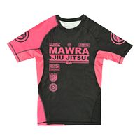 Rashguard MMA personnalisé avec panneaux en maille ventilée, T-shirt de compression BJJ respirant à séchage rapide, Sublimation, Tenue de combat, Entraînement, Gym, Vêtements de sport