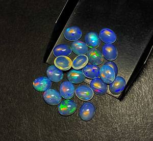 IGI certifié 5 carats opale de feu bleu éthiopien traité thermiquement cabochon ovale améthyste 9*11mm-20mm poire cristal GIA perle rouge naturelle - Product Image 6