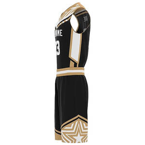 Maillot de basketball sans manches pour homme, grande taille, respirant, séchage rapide, avec logo personnalisé, haute qualité, dernier design, techniques d'impression, été - Product Image 4
