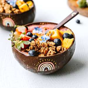 MEJOR PRECIO PARA ECO FRIENDLY COCO SHELL BOWL LOGO GRABADO/COCO SHELL DE COCO PARA DECORACIÓN DE ALIMENTOS CON ALTA CALIDAD AL POR MAYOR - Product Image 6