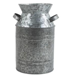 Jardinière de fleurs en métal canne à lait galvanisée vintage pour la maison et le jardin Pot de fleurs et jardinière décoratifs faits à la main - Product Image 5