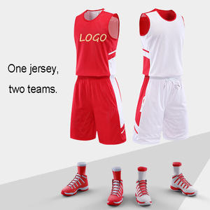 Uniforme de baloncesto de equipo personalizado de alta calidad Jersey de poliéster transpirable + Pantalones cortos para hombres - Product Image 6