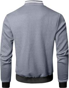 Venta caliente producto chaqueta de béisbol universitaria para hombres en blanco moda logotipo personalizado hombres al aire libre transpirable invierno Varsity chaqueta - Product Image 2