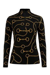 Camisa de Polo Ecuestre para Mujer, Manga Corta, con Encaje Elegante, Material de Neopreno, para Montar a Caballo y Golf, Uso Casual - Product Image 6