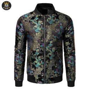 Professional Casual High-Street Style Men's Quilted Bomber <b>Jacket</b> High Quality Multicolor Stand Collar winter <b>jacket</b> - Product Image 1