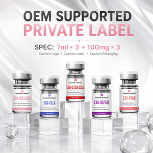 เซรั่มบำรุงผิวหน้า OEM แบรนด์ส่วนตัว ผลิตภัณฑ์ดูแลผิวหน้า โลโก้สั่งทำได้ ช่วยเพิ่มความชุ่มชื้น กระชับผิว ผู้ผลิตเซรั่มความงาม - Product Image 3