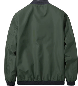 แจ็คเก็ตผ้าใบกันน้ำระบายอากาศแห้งเร็วสำหรับผู้ชายโลโก้ที่กำหนดเองของ MA1มหาวิทยาลัยสำหรับการบินสไตล์ล่าสุด - Product Image 2