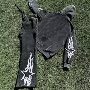 Survêtement évasé anti-rides pour homme, qualité supérieure, vêtements décontractés, dernier design, vente chaude, survêtements évasés avec logo/couleur personnalisés - Product Image 4