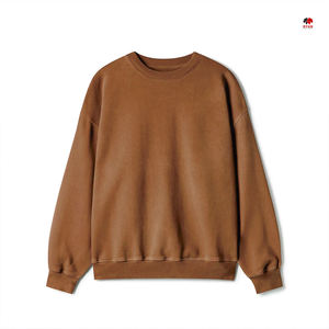 Sudadera Extra Grande Personalizada OEM para Hombre con Adornos de Perlas y Técnica de Bordado - Product Image 4