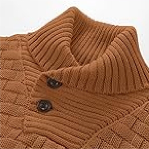 High Quality Custom Logo Solid Color Men Soft <b>Knit</b> Design-Wholesale Polyester Sweater - Product Image 2