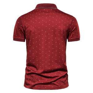 Chemises polo grande taille en coton biologique imprimé de qualité supérieure pour hommes Chemise polo 100% coton de qualité supérieure avec logo personnalisé pour hommes - Product Image 3