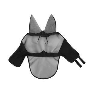 Équipement équestre de haute qualité, anti-moustiques, respirant, confortable, en maille, personnalisable, léger, haute élasticité, masque anti-mouches pour cheval - Product Image 3