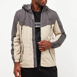 Chaqueta cortavientos informal con cremallera para hombre, ligera, de tela de lona de invierno, cuello levantado, alta calidad, talla XL, nueva condición - Product Image 3