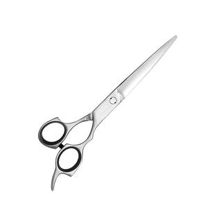 Ciseaux de coupe de cheveux à poignée fantaisie finition polonaise ciseaux de coiffeur en acier inoxydable avec repose-doigt outil de cisailles à cheveux - Product Image 2