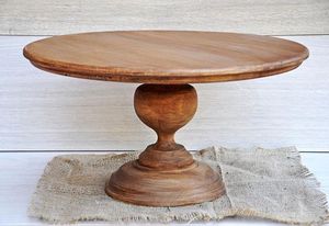 Soporte para Pastel de Madera Hecho a Mano de Primera Calidad con Construcción Duradera Apto para Uso Diario - Product Image 3
