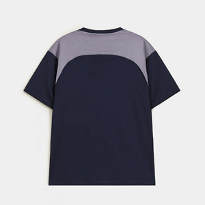 2025 camiseta para hombre, marca de impresión personalizada, transpirable, 100% de algodón, patrón de letras gráficas de alta calidad, ribete de contraste, peinada - Product Image 5