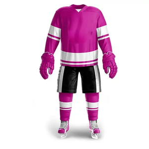 Maillot de hockey sur glace rose pour femme - Product Image 2