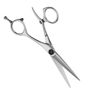 Ciseaux de coupe de cheveux professionnels en acier inoxydable à motif noir de qualité supérieure pour la précision et la durabilité - Product Image 3