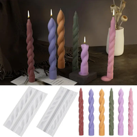 Moule à bougie colonne romaine Moule à bougie en silicone à colonne haute unique pour la décoration intérieure et la coulée de bijoux